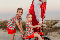 Santa + The Spence Family